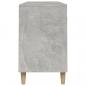 Preview: Schuhregal Betongrau 102x36x60 cm Holzwerkstoff