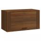 Preview: Wand-Schuhschrank Braun Eichen-Optik 70x35x38 cm Massivholz