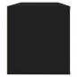 Preview: Wand-Schuhschrank Schwarz 100x35x38 cm Holzwerkstoff