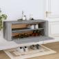 Preview: Wand-Schuhschrank Grau Sonoma 100x35x38 cm Holzwerkstoff