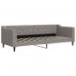 Preview: Tagesbett mit Matratze Taupe 80x200 cm Stoff