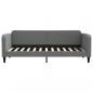 Preview: Tagesbett Ausziehbar Dunkelgrau 80x200 cm Stoff