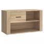 Preview: Schuhschrank Sonoma-Eiche 80x35x45 cm Holzwerkstoff