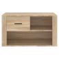 Preview: Schuhschrank Sonoma-Eiche 80x35x45 cm Holzwerkstoff