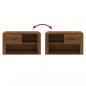 Preview: Schuhschrank Braun Eichen-Optik 80x35x45 cm Holzwerkstoff