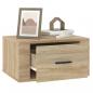 Preview: Wand-Nachttische 2 Stk. Sonoma-Eiche 50x36x25 cm