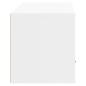 Preview: ARDEBO.de - Wand-Schuhschrank Weiß 70x35x38 cm Holzwerkstoff