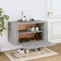 Preview: Wand-Schuhschrank Betongrau 70x35x38 cm Holzwerkstoff