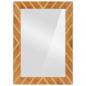 Preview: Badezimmerspiegel Braun 50x70x3 cm Massivholz Mango und Glas
