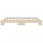 Preview: Tagesbett Ausziehbar Creme 90x200 cm Stoff