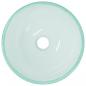 Preview: Waschbecken Hartglas 30x12 cm Matt