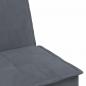 Preview: Schlafsofa in L-Form Dunkelgrau 255x140x70 cm Samt