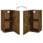 Preview: TV-Schrank Räuchereiche 30,5x30x60 cm Holzwerkstoff
