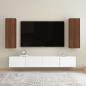 Preview: ARDEBO.de - TV-Schränke 2 Stk. Braun Eichen-Optik 30,5x30x90 cm