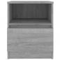 Preview: Nachttische 2 Stk. Grau Sonoma 40x40x50 cm Holzwerkstoff