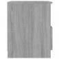 Preview: Nachttische 2 Stk. Grau Sonoma 40x40x50 cm Holzwerkstoff