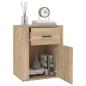 Preview: Nachttisch Sonoma-Eiche 50x36x60 cm Holzwerkstoff