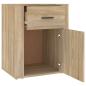 Preview: Nachttisch Sonoma-Eiche 50x36x60 cm Holzwerkstoff