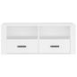 Preview: TV-Schrank Weiß 100x35x40 cm Holzwerkstoff