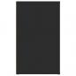 Preview: Nachttisch Schwarz 50x36x60 cm Holzwerkstoff