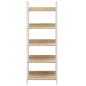 Preview: Bücherregal 5 Regalböden Eiche 60x27,6x158,5 cm Holzwerkstoff