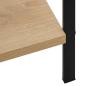 Preview: Bücherregal 3 Regalböden Eiche 60×27,6×90,5 cm Holzwerkstoff