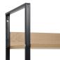 Preview: Bücherregal 3 Regalböden Eiche 60×27,6×90,5 cm Holzwerkstoff