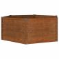 Preview: Hochbeet Rostig 129x129x45 cm Cortenstahl