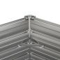Preview: Hochbeet Rostig 129x129x45 cm Cortenstahl