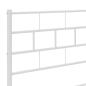Preview: Kopfteil Metall Weiß 200 cm