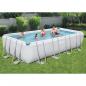 Preview: ARDEBO.de - Bestway Power Steel Swimmingpool-Set Rechteckig 549x274x122 cm