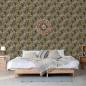 Preview: ARDEBO.de - DUTCH WALLCOVERINGS Tapete Palm Trees Golden und Schwarz