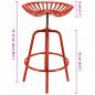 Preview: Esschert Design Traktor-Barstuhl Rot