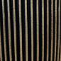 Preview: Capi Vase Groove Elegant 34x46 cm Schwarz und Golden