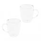 Preview: HI Cappuccino Gläser 2 Stk. 270 ml Transparent
