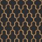 Preview: DUTCH WALLCOVERINGS Tapete Geometric Schwarz und Golden
