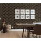 Preview: DUTCH WALLCOVERINGS Tapete Geometric Schwarz und Golden
