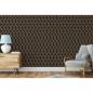 Preview: DUTCH WALLCOVERINGS Tapete Geometric Schwarz und Golden