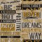 Preview: Noordwand Tapete Friends & Coffee Words and Letters Metallic & Schwarz