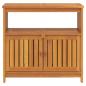 Preview: Garten-Konsolentisch 80x35x75 cm Massivholz Akazie