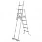 Preview: Bestway Pool-Sicherheitsleiter mit 4 Stufen Flowclear 132 cm