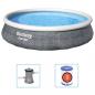 Preview: Bestway Fast Set Pool-Set mit Pumpe Aufblasbar 396x84 cm
