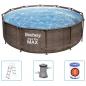 Preview: Bestway Steel Pro MAX Swimming Pool-Set Deluxe Series Rund 366x100 cm