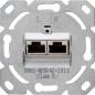 Preview: ARDEBO.de Kopp Einsatz CAT6, 2×8, geschirmt, geeignet für Zuleitungsquerschnitt AWG 22 und 23 (920100004)