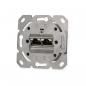 Preview: Kopp Einsatz CAT6, 2×8, geschirmt, geeignet für Zuleitungsquerschnitt AWG 22 und 23 (920100004)