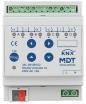 Preview: ARDEBO.de MDT JAL-0410M.02 Jalousieaktor 4-fach, REG, 10A, für Motoren 230VAC bis 300W, mit Fahrzeitmessung