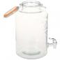 Preview: Wasserspender XXL mit Zapfhahn Transparent 8 L Glas