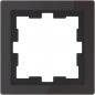 Preview: ARDEBO.de Merten D-Life Glas Rahmen, 1fach, onyxschwarz (MEG4010-6503)