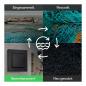 Preview: Merten MEG4050-3603 M-Pure-Rahmen 5fach, Ocean Plastic, Schwarz Matt