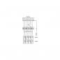 Preview: Metz Connect 130853-E E-DAT Design 24x8 Patchfeld Class E Link